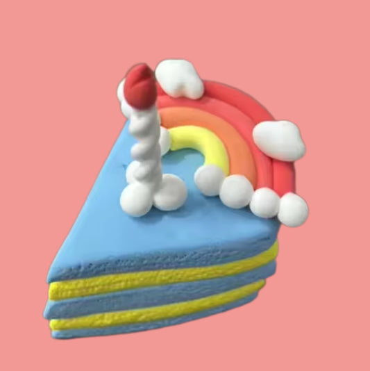 Cotton Candy Birthday Cake