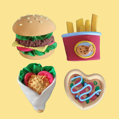 Magic Air Clay Fast Food Bundle