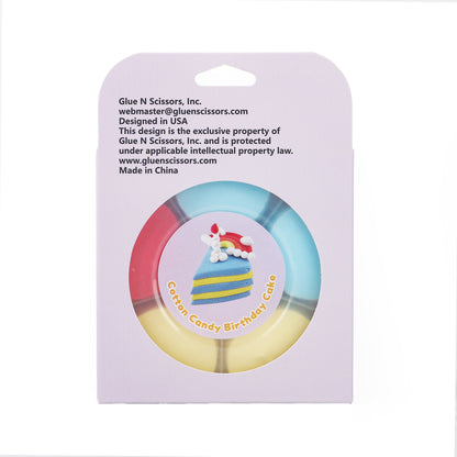 Cotton Candy Birthday Cake