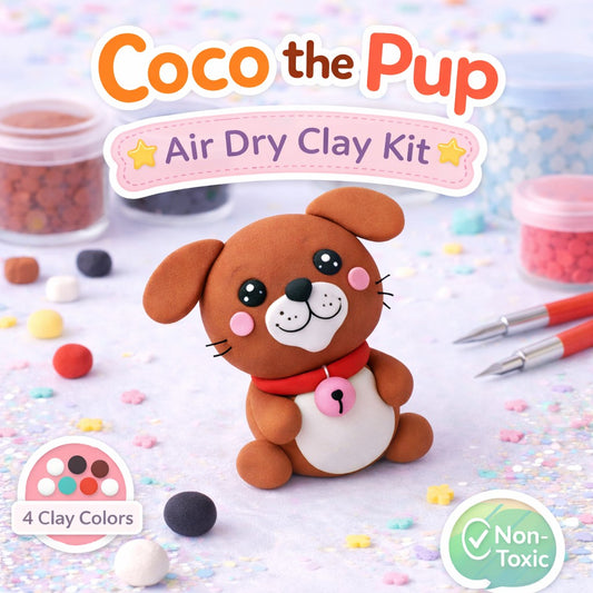 Coco the Pup | Air Dry Clay