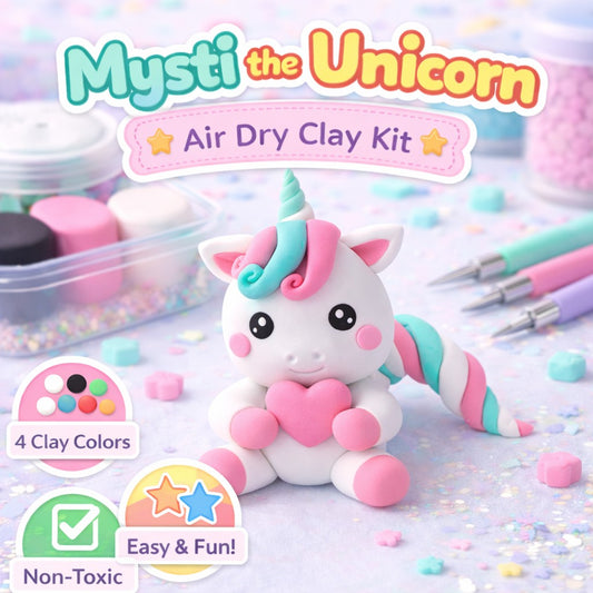 Mysti the Unicorn | Air Dry Clay