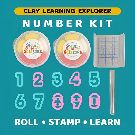 Number Learning Kit | Magic Air Clay Creative Set