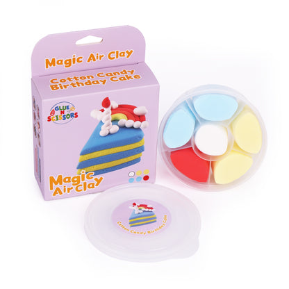 Cotton Candy Birthday Cake